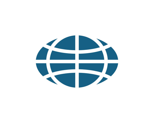 ワイヤ世界のロゴのテンプレート ベクトル アイコン イラスト - ベクター画像