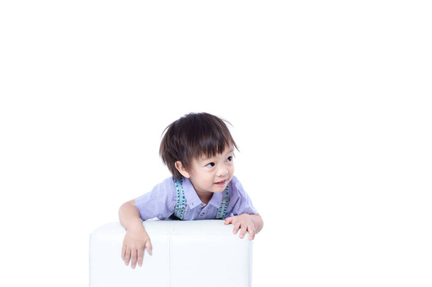 Children is smile on the chair - 写真・画像