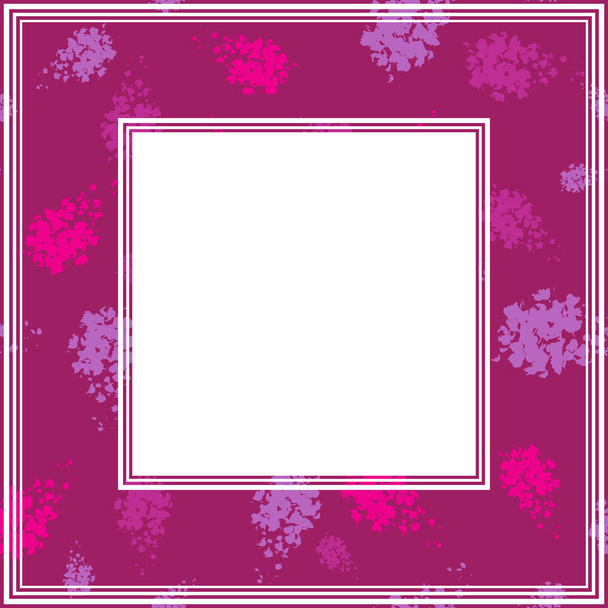 Frame with abstract hand background. Design element for photo frames and home decor. - Vettoriali, immagini