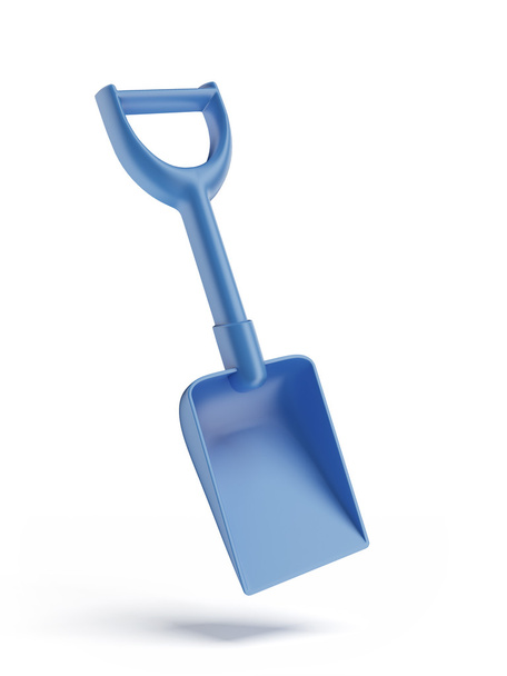 Blue toy spade - Fotoğraf, Görsel