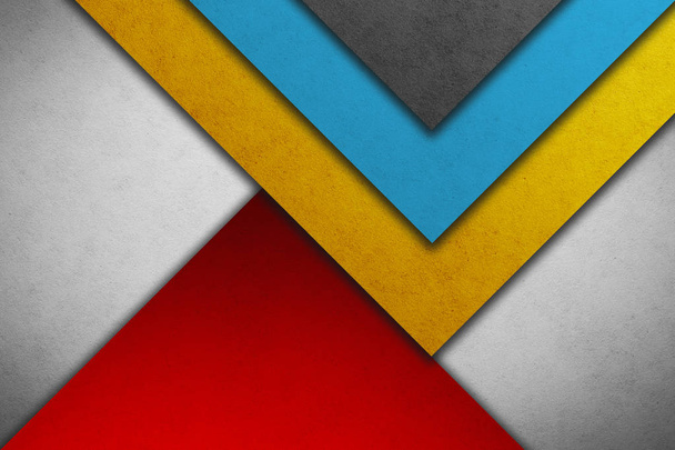 Матеріал дизайну шпалер. Справжня текстура паперу. Сірі відтінки, жовті, сині і червоні
 - Фото, зображення