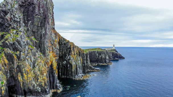 View over Neist Point on the Isle of Skye - stunning scenery - Foto, Bild