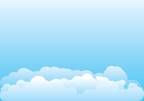 Cloud template vector icon illustration design background - Vector, Image