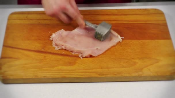 video of uncooked meat food - Séquence, vidéo
