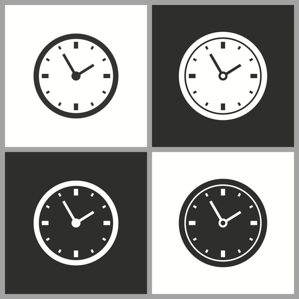 Vector deadline time icon. Simple pictogram for graphic and web design. - Вектор,изображение