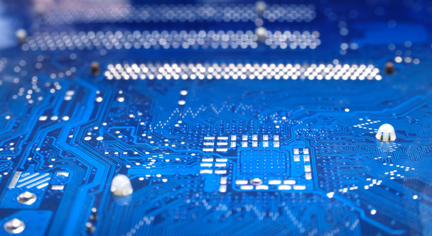 Motherboard's electronic circuit - Photo, Image