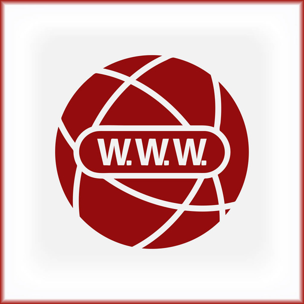 Webseite Vektor Web-Symbol - Vektor, Bild