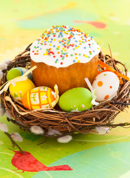 Easter cake and l eggs - Fotó, kép