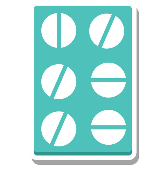 Pilules bande Icône vectorielle isolée couleur entièrement modifiable
 - Vecteur, image