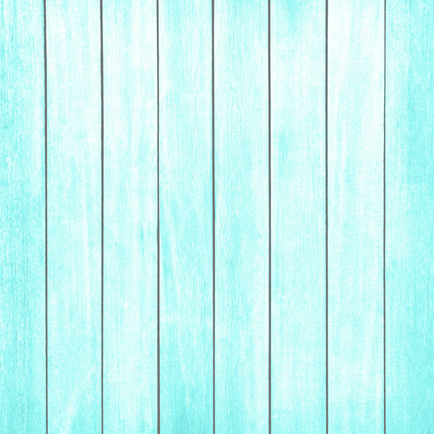 Blue wood wall plank texture or background. - Photo, Image