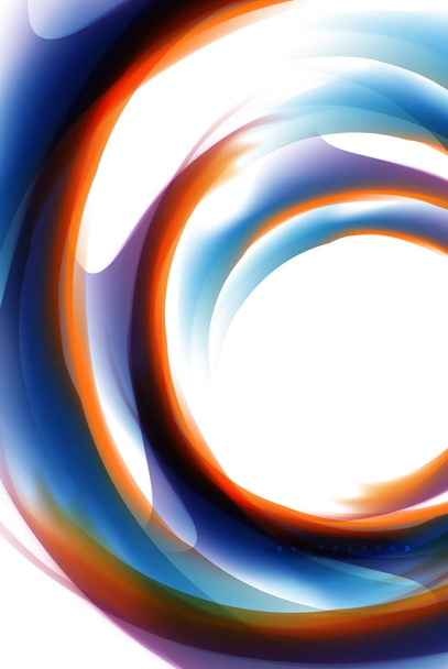 Fluide holographique flux de couleurs, liquide coloré mélange des couleurs concept de mouvement
 - Vecteur, image