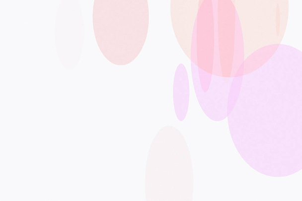 textured abstract minimalist pink illustration with ellipses useful as a background - Photo, Image