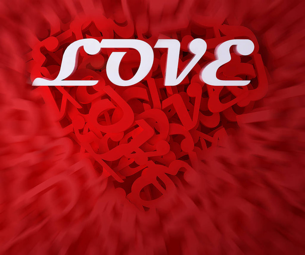 amor e fundo de textura valentine
 - Foto, Imagem