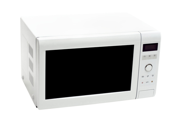 Microwave oven isolated on white - Photo, Image