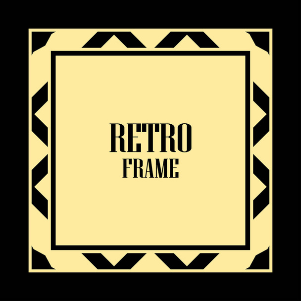 Art Deco Frame - Вектор,изображение