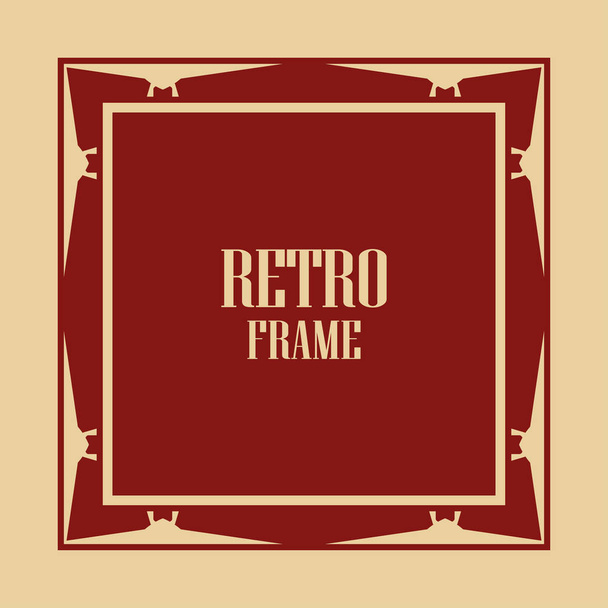 Art Deco Frame - Vector, Image