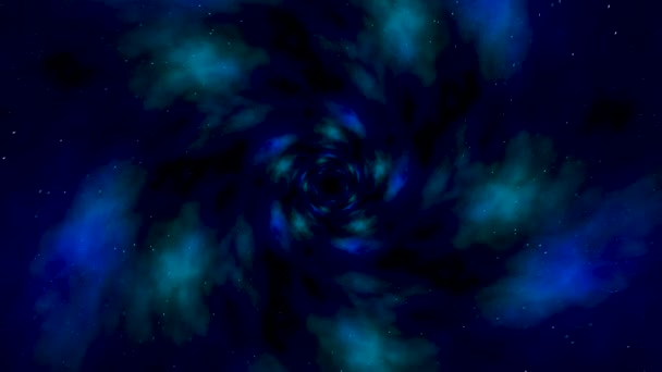 Blue star tunnel abstrait fond de mouvement. Animation abstraite du mouvement dans le tube d'espace bleu
 - Séquence, vidéo