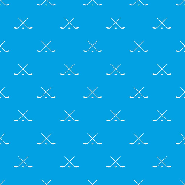 Hockey pattern seamless blue - Vecteur, image