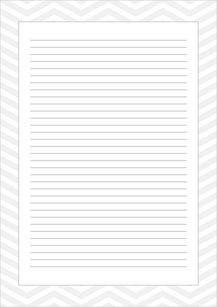 Printable page template for notebooks, scrapbooking. - Vector, Image