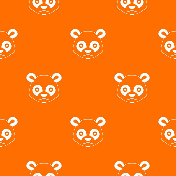 Head of panda pattern seamless - Vetor, Imagem