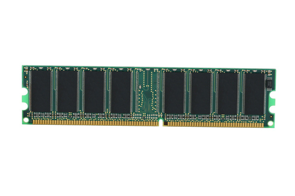 Random access memory chip on white - Photo, Image