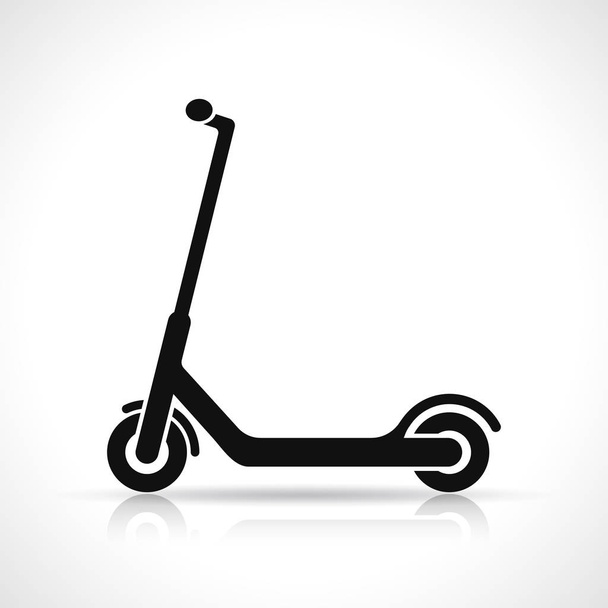 Vector scooter icon design on white background - Vector, Image
