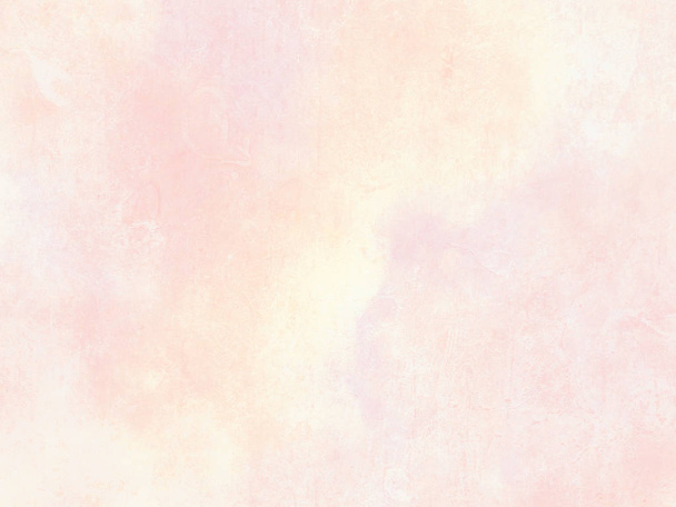 Abstract watercolor background in pale pink yellow color gradient - Photo, Image