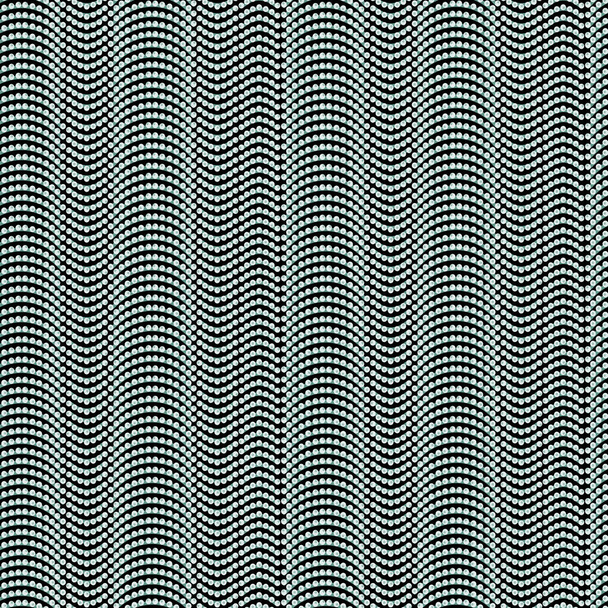 Golvende lijnen van puntjes naadloze - Vector, afbeelding