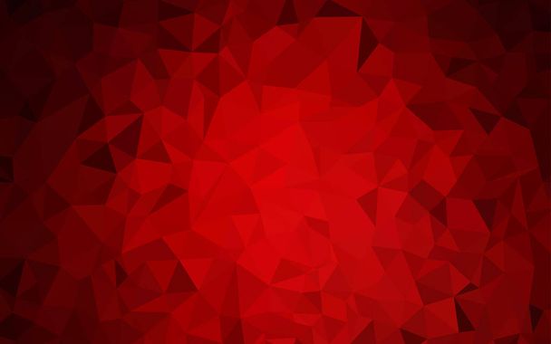 Ciemny czerwony wektor błyszczący trójkątny układ. Trójkątne geometryczne próbki gradientu. Strukturalnym dla swoich środowisk. - Wektor, obraz