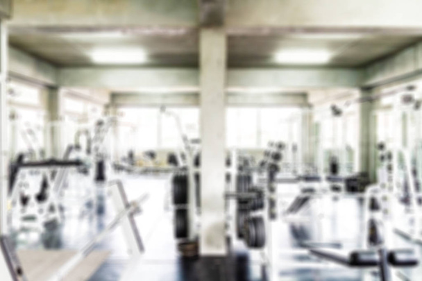 Blurred of fitness gym for background - Photo, Image