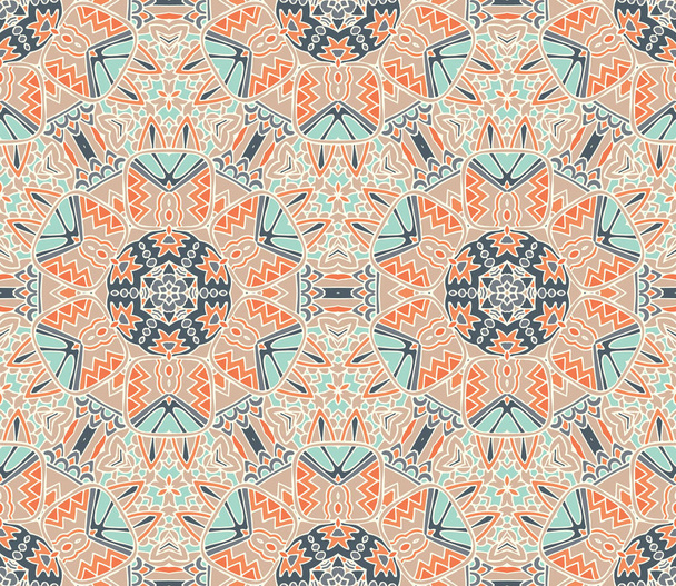 Tribal ethnic seamless pattern ornamental - Vetor, Imagem