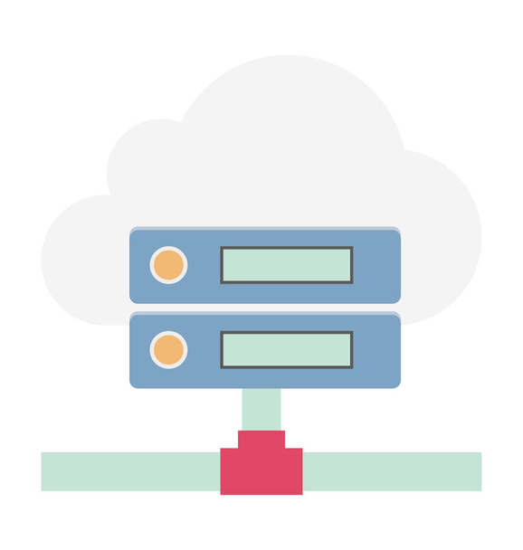 We are Offering Server Rack Vector Icons That Related Cloud Computing, You Can Use This Server Rack Vector Icon in Your Project Regarding Web Hosting or Others, Fully Vector and Editable - Vector, Image