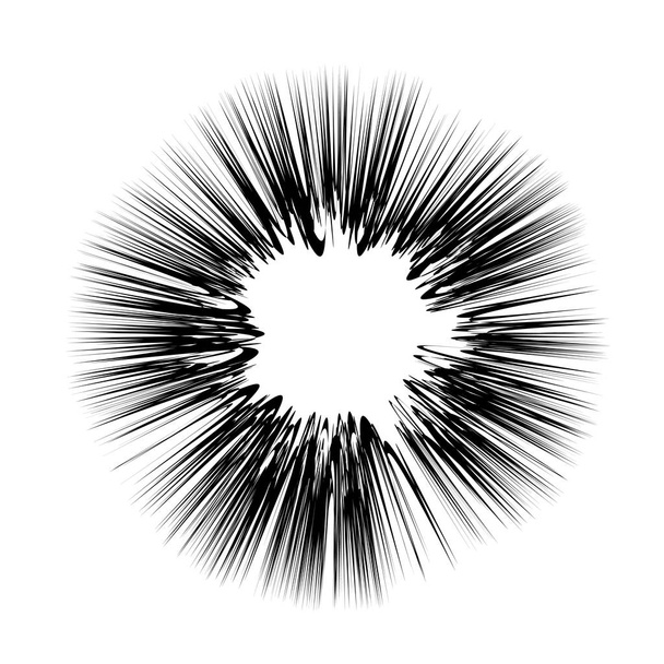 Ontploffen van Flash, Cartoon explosie, ster Burst - Vector, afbeelding