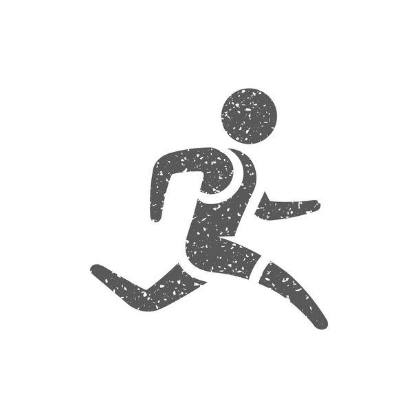 Εικονίδιο αθλητής που απομονώνονται σε λευκό φόντο - Διάνυσμα, εικόνα