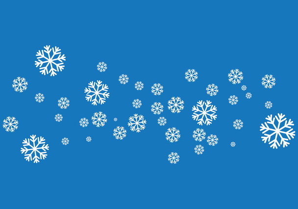 Progettazione di stile dei fiocchi di neve per le etichette, illustrazione congelata inverno del simbolo
 - Vettoriali, immagini