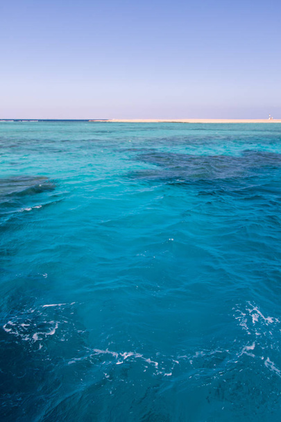 Turquoise Blue Water in Egyptian Red Sea Reefs - Photo, image