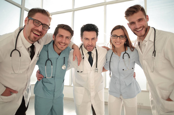 picture of young team or group of doctors - Valokuva, kuva