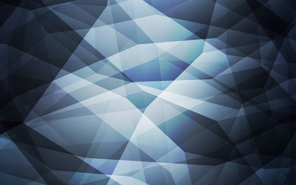 Fondo abstracto de polígono vectorial azul oscuro. Ilustración colorida en estilo poligonal con gradiente. Nuevo diseño para su negocio. - Vector, Imagen