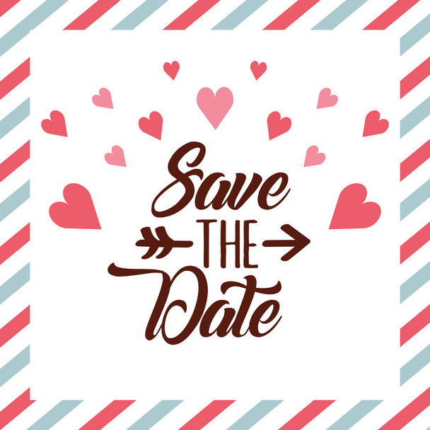 save the date wedding - Vector, Image