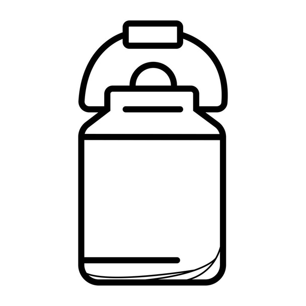 Symbolbild Milchkanne - Vektor, Bild