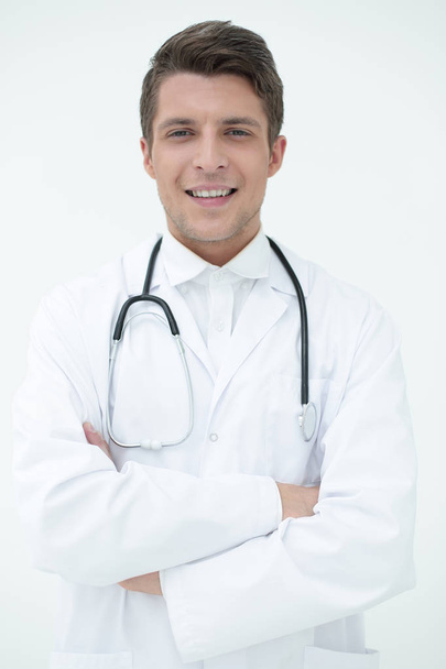 portrait of a confident physician therapist - Foto, Imagem