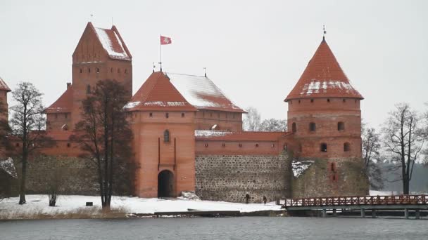 Castello Trakai vicino Vilnus, Lituania
. - Filmati, video