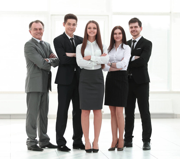 portrait in full growth. team of young business people - Fotoğraf, Görsel