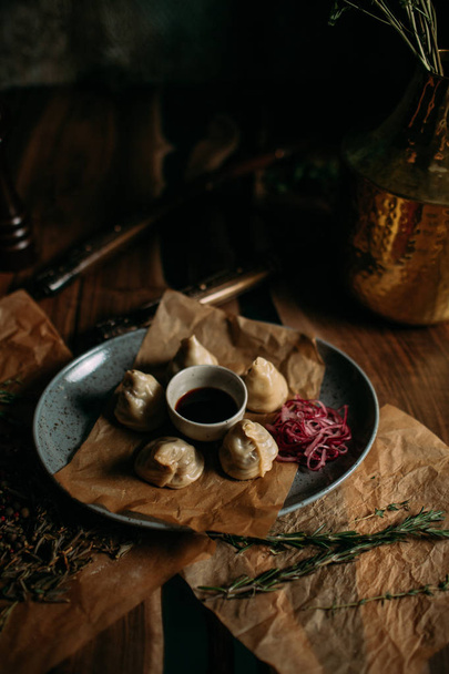 Mongolian traditional food on table - 写真・画像