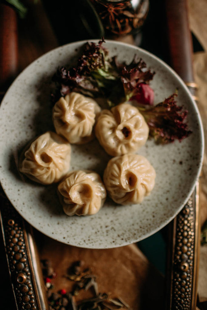 Mongolian traditional food on table - Valokuva, kuva