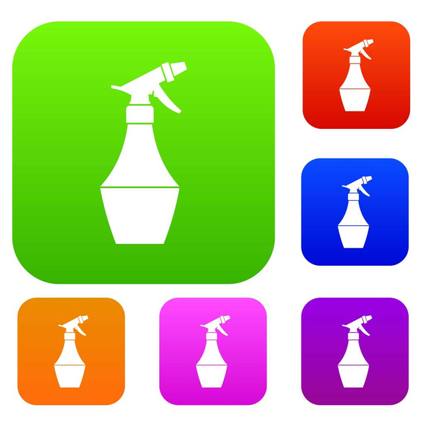 Spray bottle for flower set collection - Vector, afbeelding