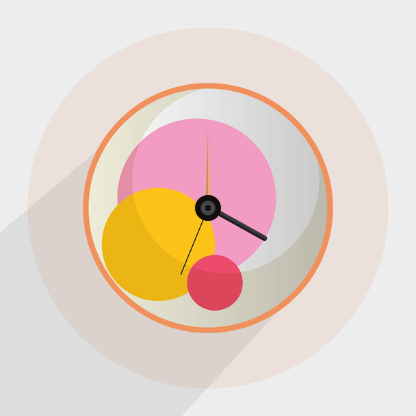 Tijd en klokken design - Vector, afbeelding