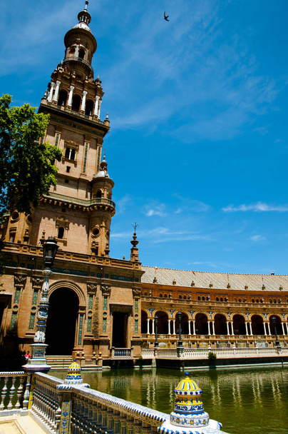 Plaza de Espana - Sevilla - Spanje - Foto, afbeelding