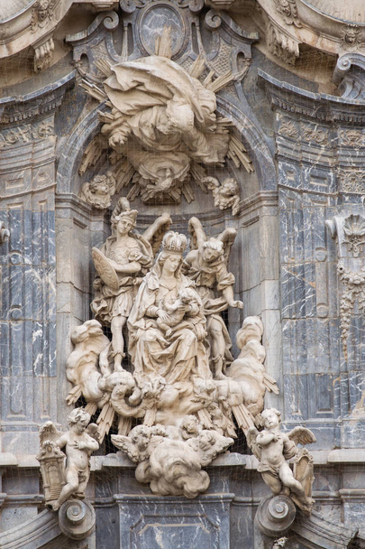 Detalle de Catedral de Santa María en Murcia, gran ciudad del sureste de España
 - Foto, Imagen