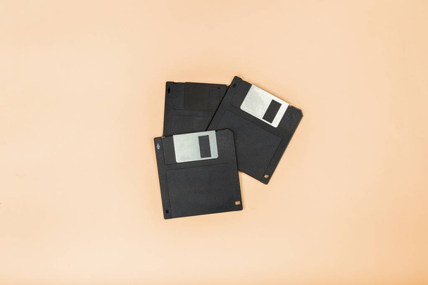 Computer floppy disk close up  - Foto, imagen